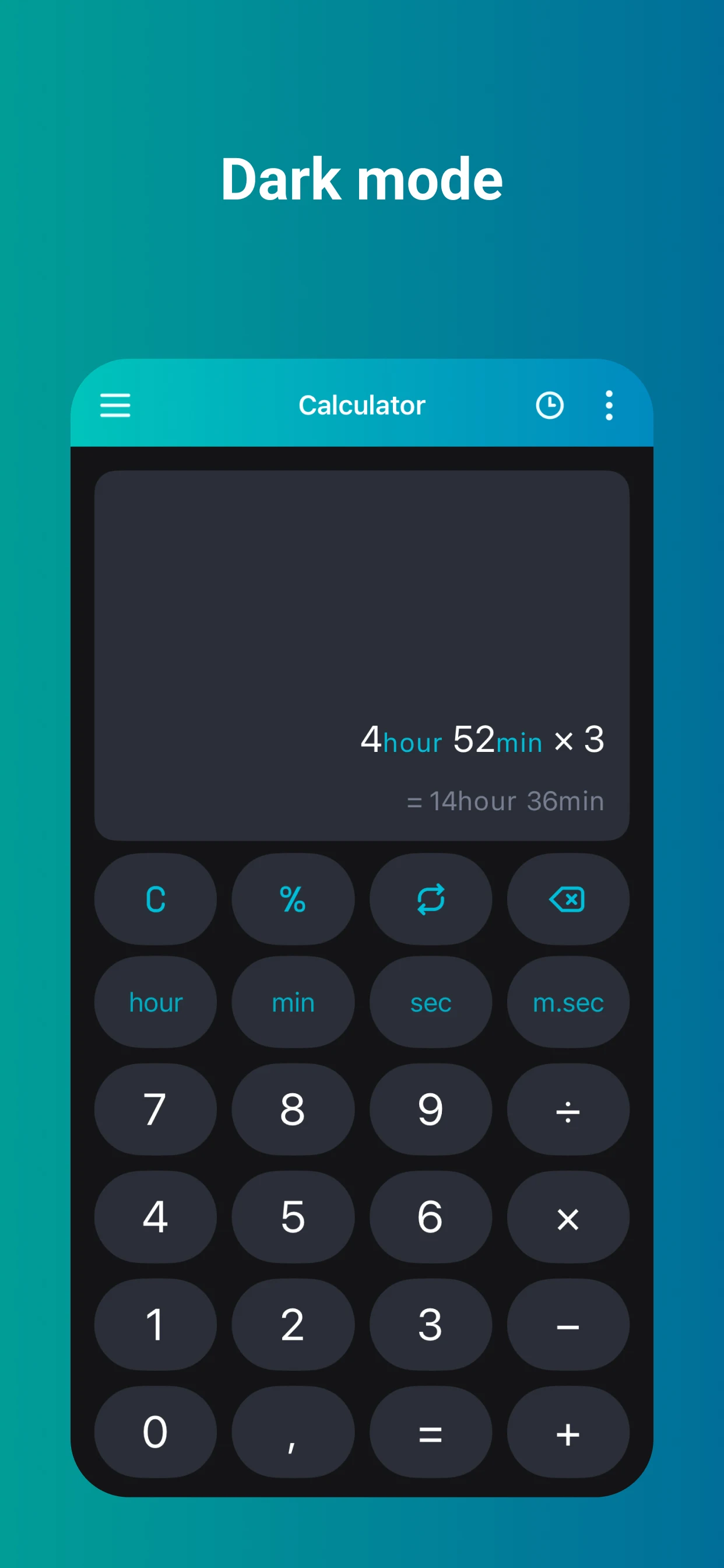 TimeCalc: Time Calculator screenshot